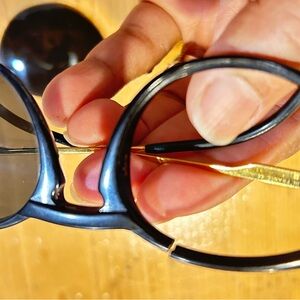 Cartier Black and Gold Women's Glasses